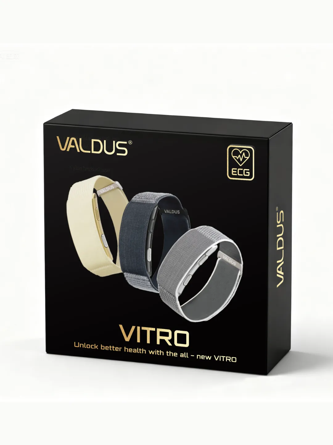 Aqlli soat VALDUS VITRO, qora
