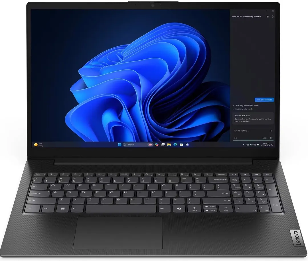 Noutbuk Lenovo V15 G5 / i3-1315U / 8 GB / SSD 512 GB / 15.6", qora