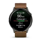 Aqlli soat Garmin Venu 4, qora-korichneviy