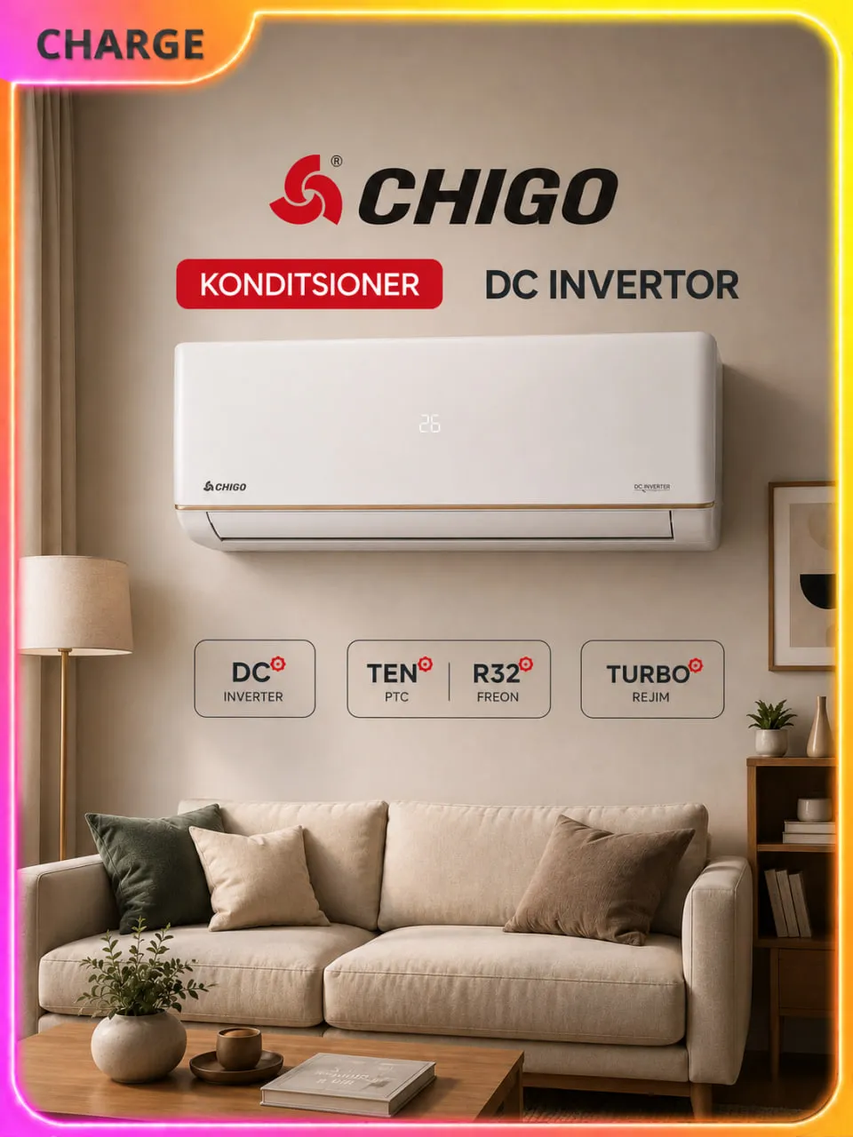 Konditsioner Chigo 18-DCINVERTOR, oq