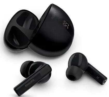 Quloqchinlar Philips TAT 3559, qora