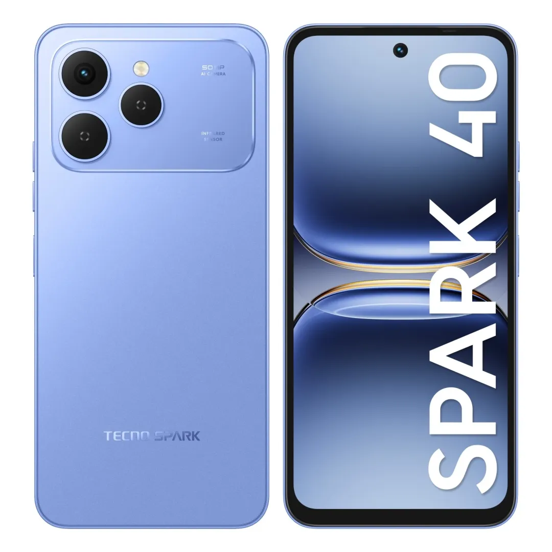 Smartfon Tecno Spark 40 4/128GB Ink Mirage Blue (Ko'k)