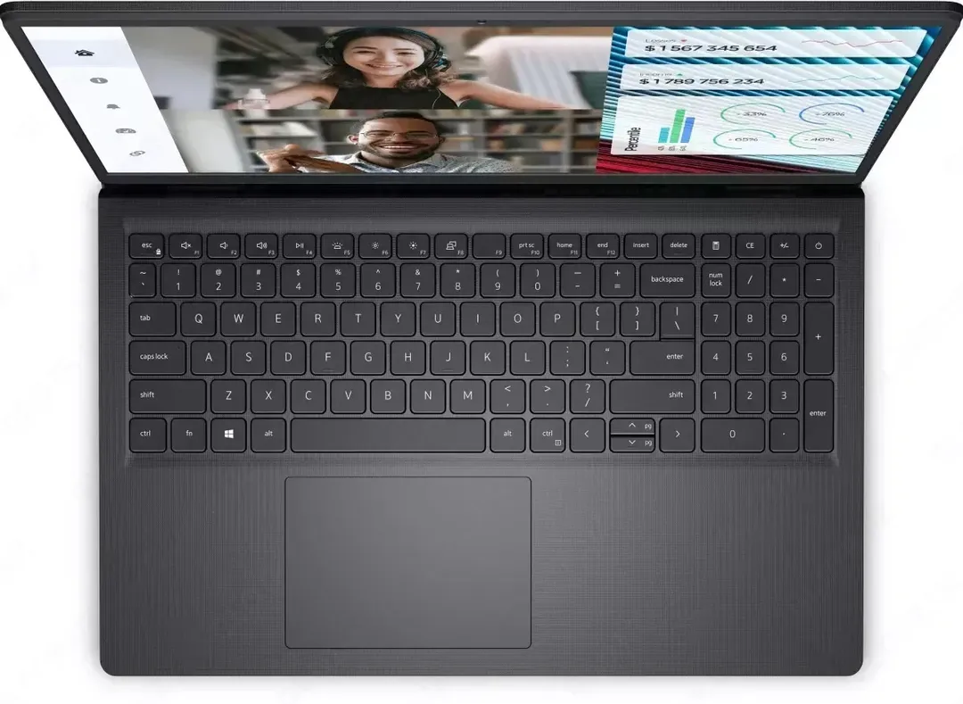 Noutbuk Dell Vostro 3520-E005-BLK / i3-1215U / 4 GB / SSD 256 GB / 15.6", qora
