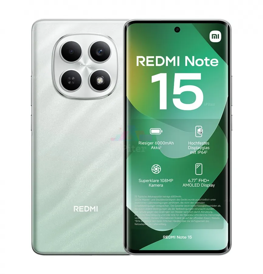 Smartfon Xiaomi Redmi Note 15 8/128 GB, Forest Green