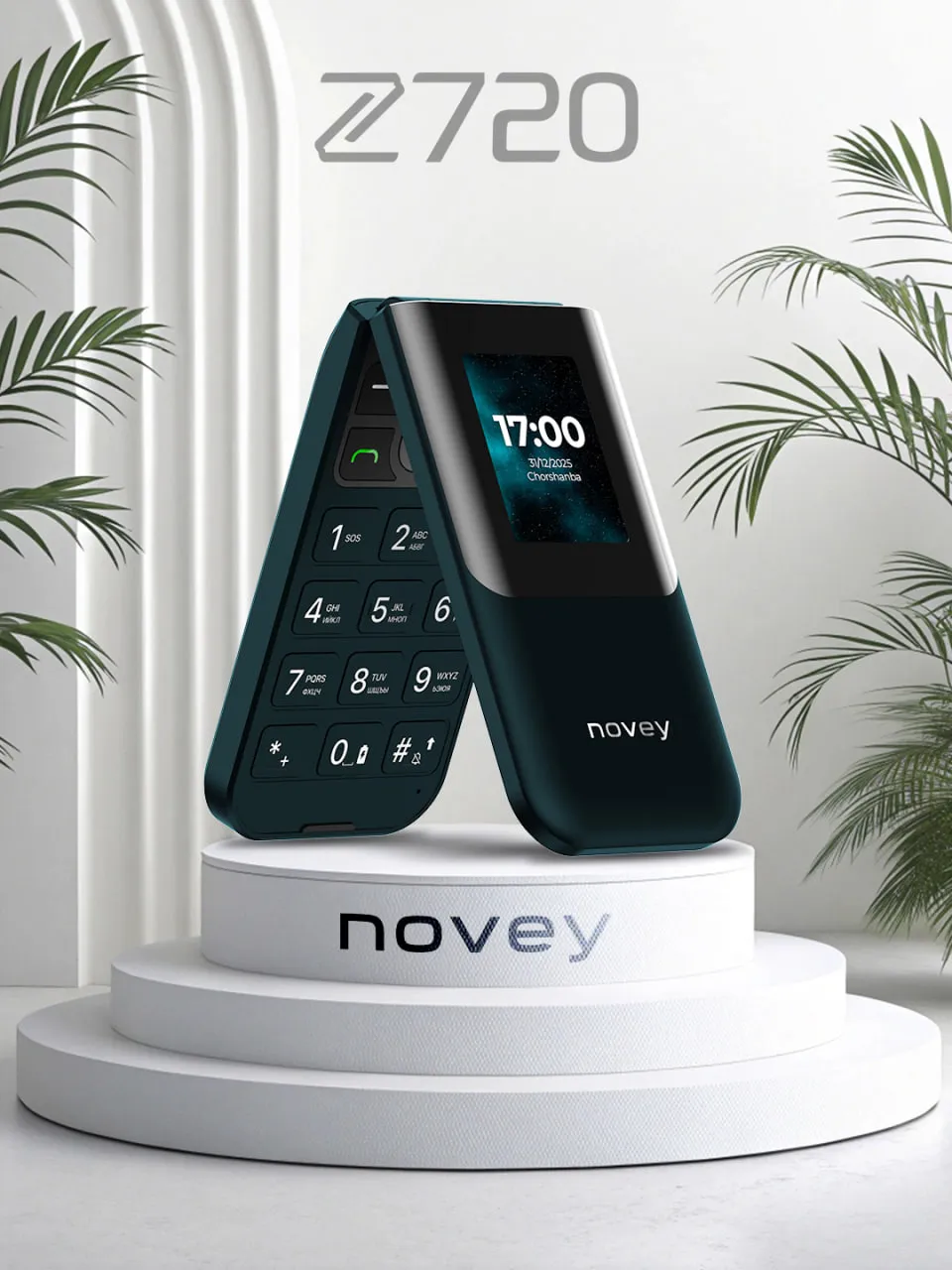 Knopochniy telefon Novey Z720, Dark Green