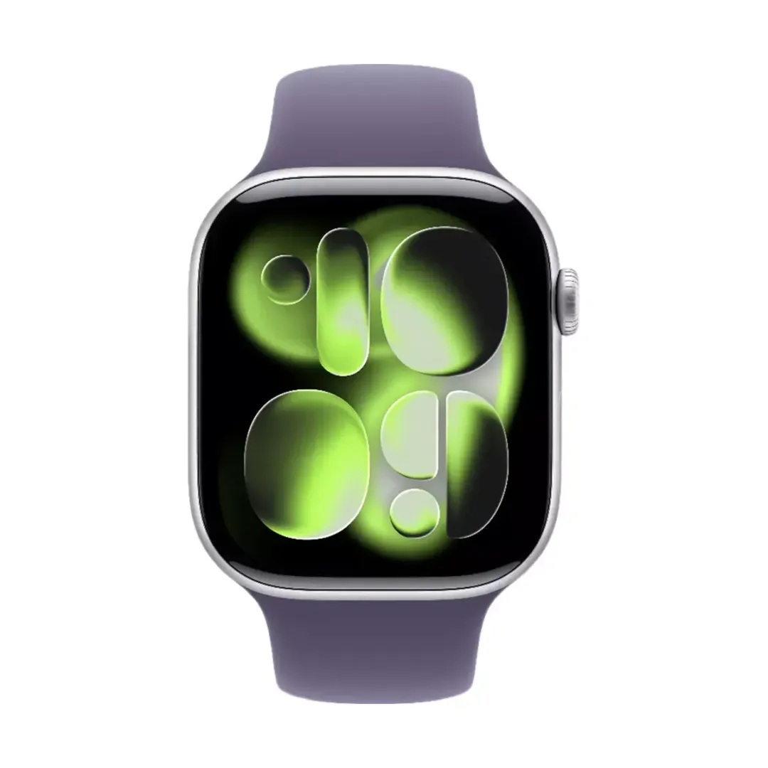Aqlli soat Apple Watch 11 42mm (S/M) GPS Silver Aluminium Case with Purple Fog Sport Band