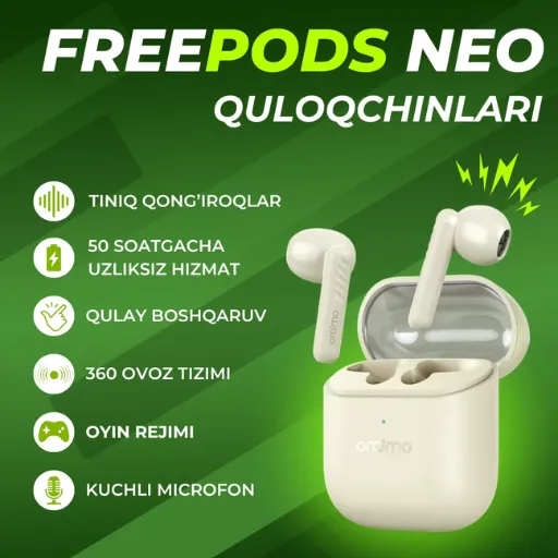 Simsiz quloqchinlar True Wireless Oraimo FreePods Neo OTW-330S, zolotistiy