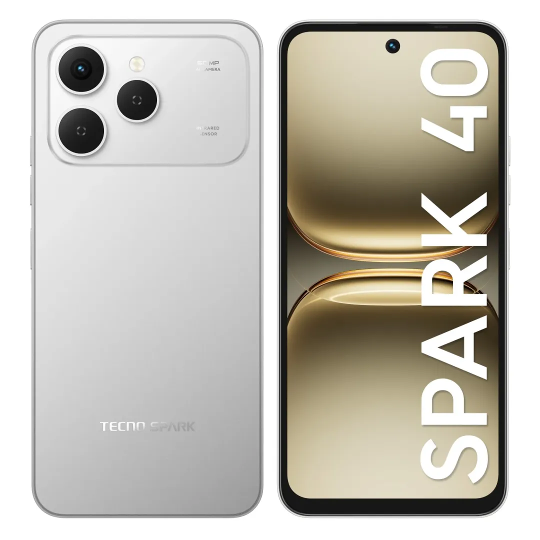 Smartfon Tecno Spark 40 4/128GB Titanium Grey (Titanoviy)