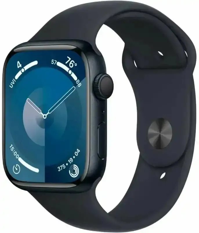 Aqlli soat Apple Watch Series 9, qora