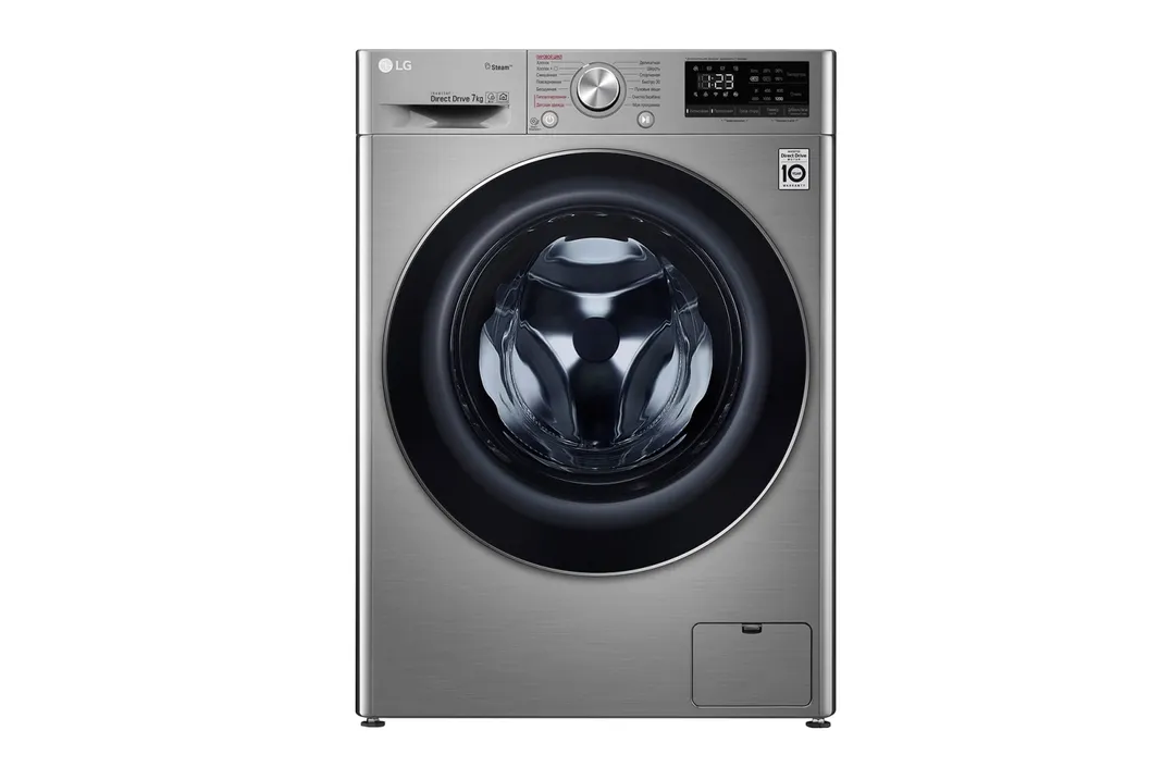 Kir yuvish mashinasi LG F2V5HS2S AI DD™ / Steam™, kumushrang