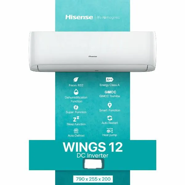 Konditsioner Hisense Wings 12 DC Inverter, oq