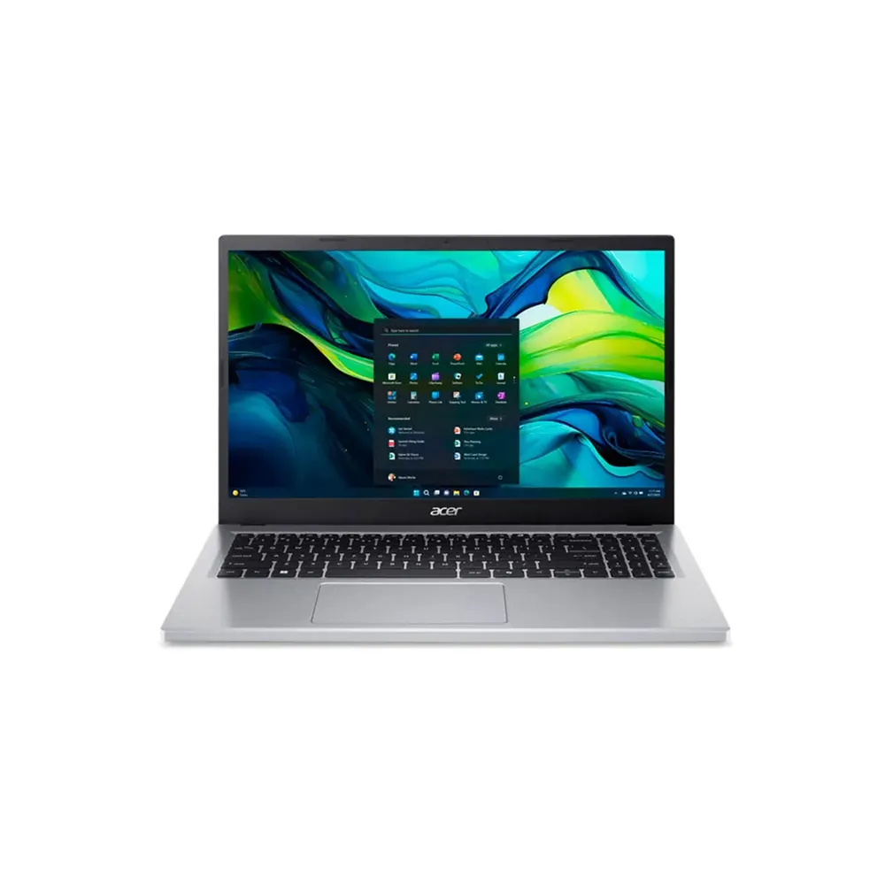 Noutbuk Acer Aspire Go 15 / N100 / 8 GB / SSD 256 GB / 15.6", Silver