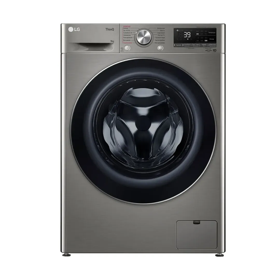 Kir yuvish mashinasi LG F2V7FS2P AI DD™ / TurboWash™ / Steam™, platinoviy
