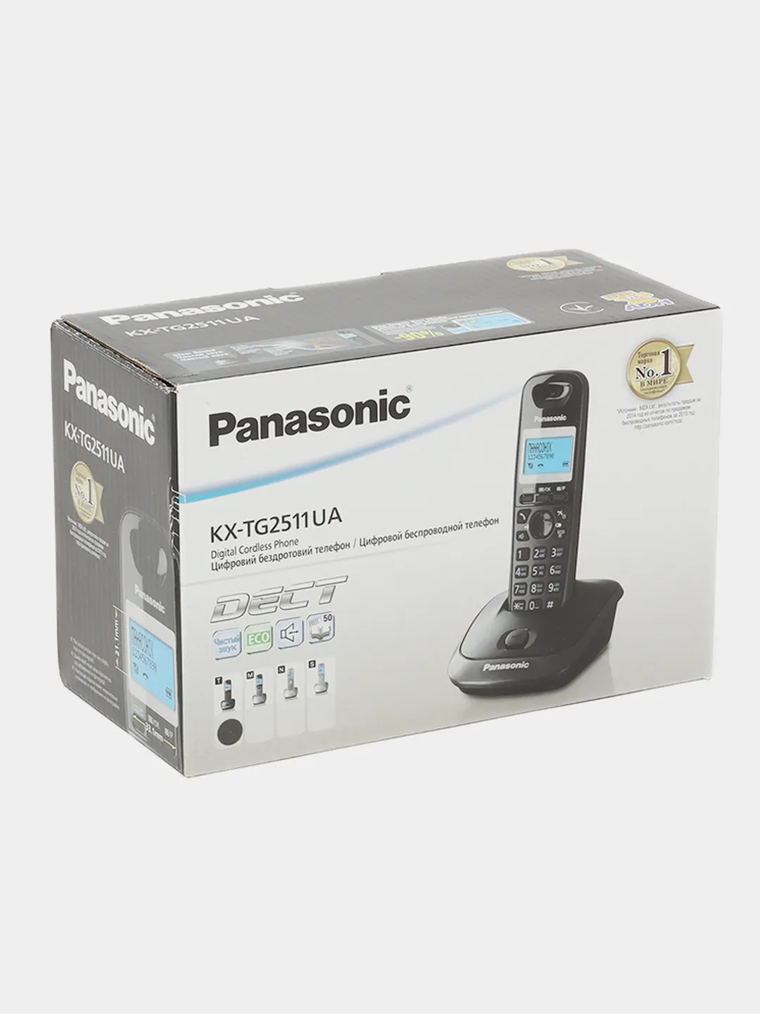 Radiotelefon Panasonic KX-TG2511UAT, qora
