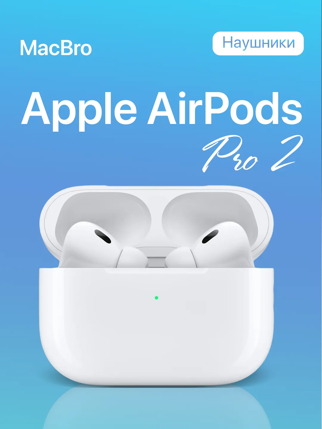 Quloqchinlar True Wireless Apple AirPods Pro 2, oq