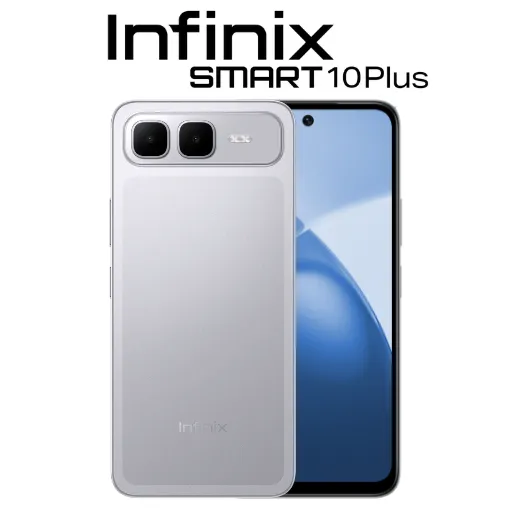 Smartfon Infinix Smart 10 Plus 4/128 GB, Titanium Silver