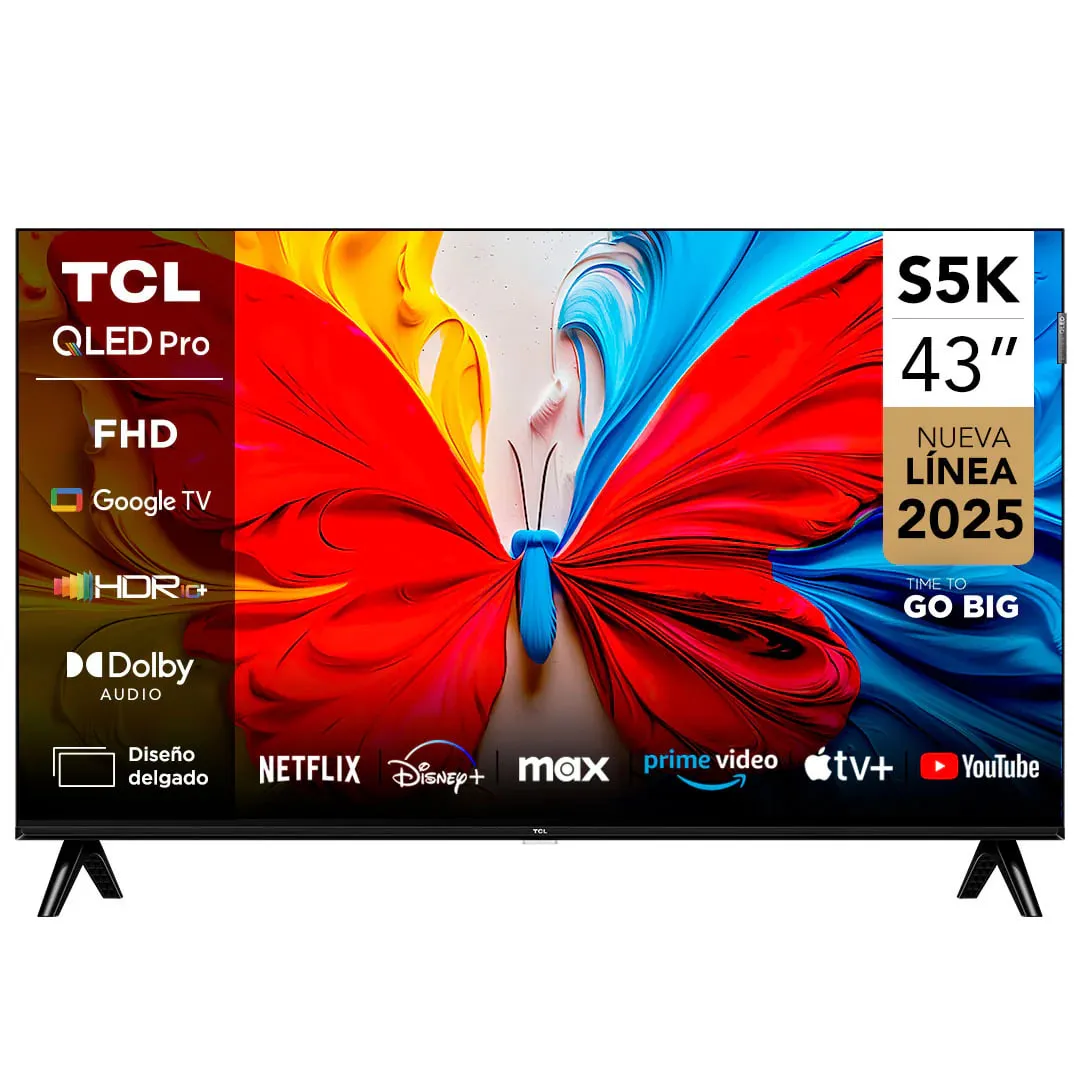 Televizor TCL 43S5K 43", qora