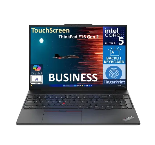 Noutbuk Lenovo Thinkpad E16 GEN 2 / i5-125U / 16 GB / SSD 512 GB / 16", qora