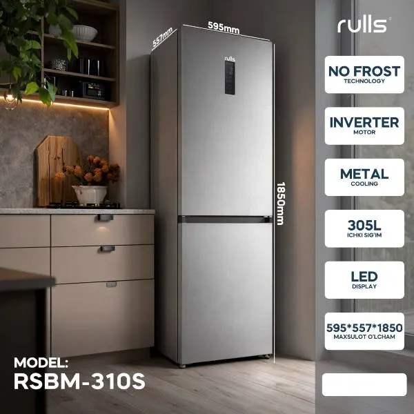 Muzlatgich Rulls RSBM-310S, kulrang