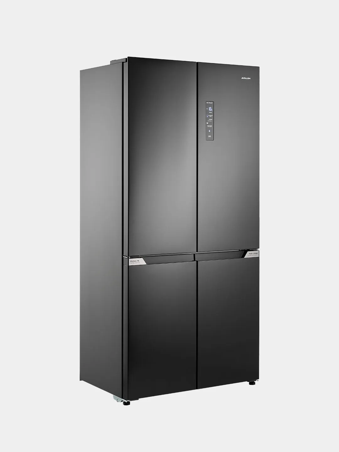 Muzlatgich Avalon AVL-RF505 DS, qora-serebryaniy