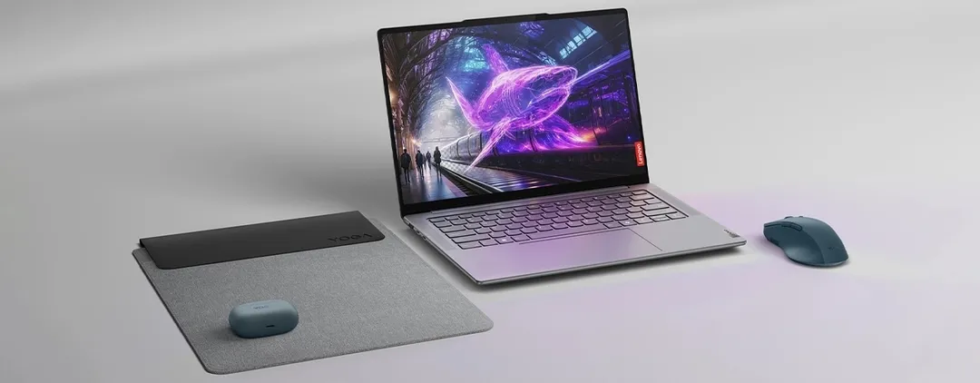 Noutbuk Lenovo Yoga Pro 7 14AHP9 / R7‑8845HS / 16 GB / SSD 1 TB / 14.5", kulrang