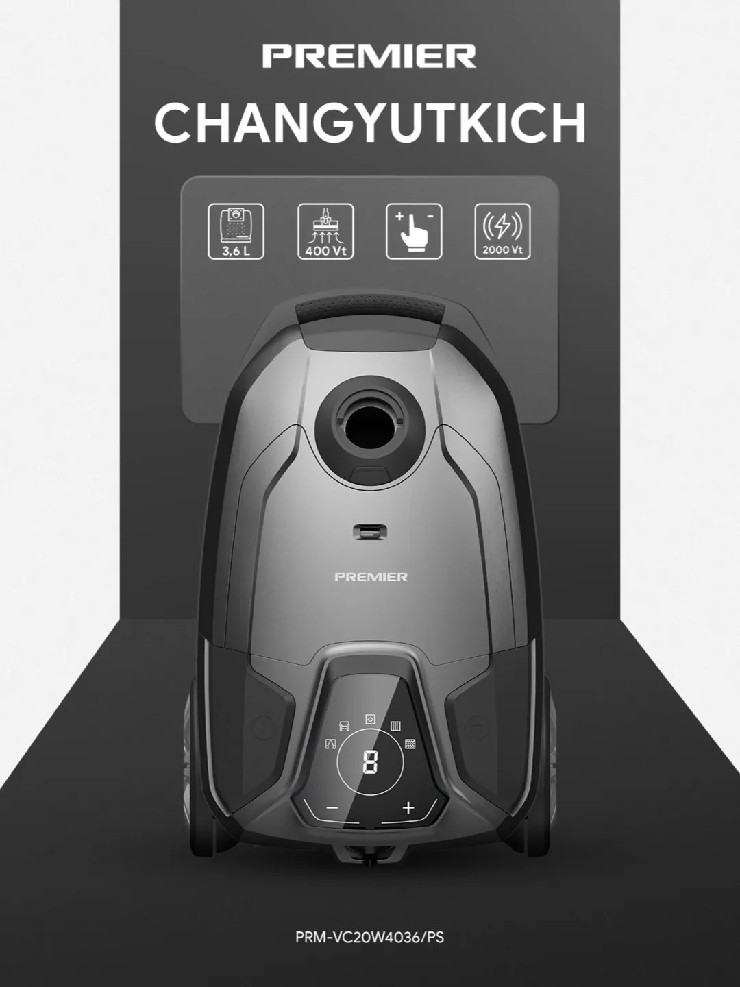 Changyutgich Premier PRM-VC20W4036/PB, kulrang