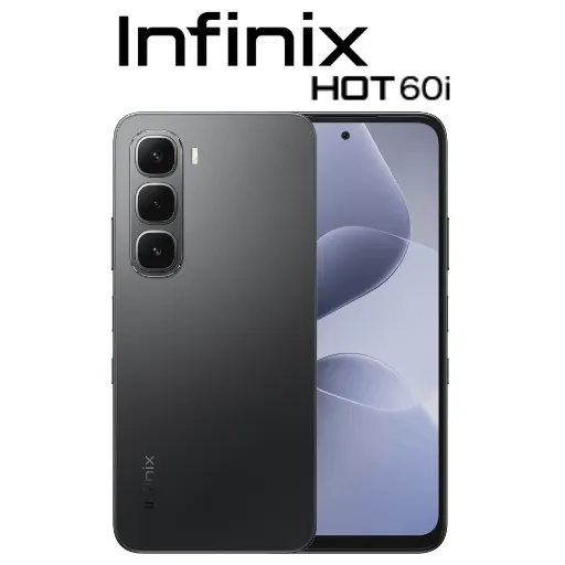 Smartfon Infinix HOT 60i 4/128 GB, Sleek Black