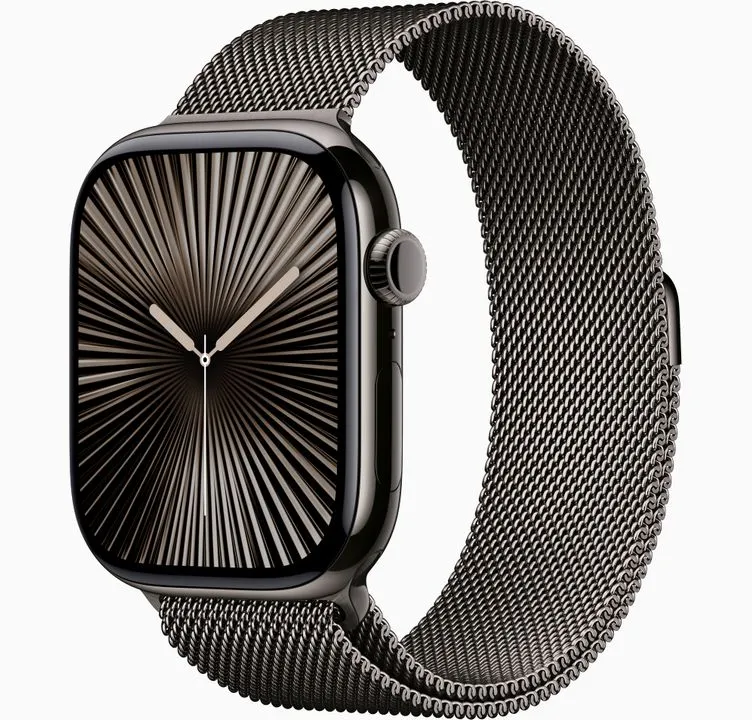 Aqlli soat Apple Watch Series 10 46 mm, Slate Titanium