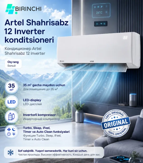 Konditsioner Artel 12 HS SHAXRISABZ INVERTER, oq