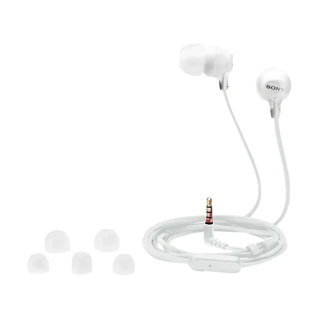 Yostiqli simli minigarnituralar Sony MDR-EX15AP White