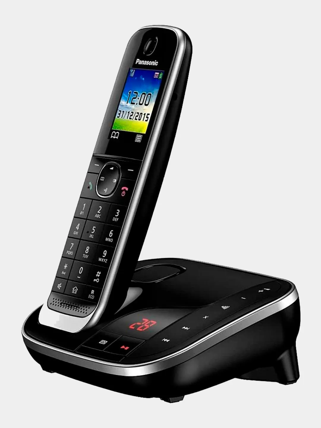 Radiotelefon Panasonic KX-TGJ320UCB, qora