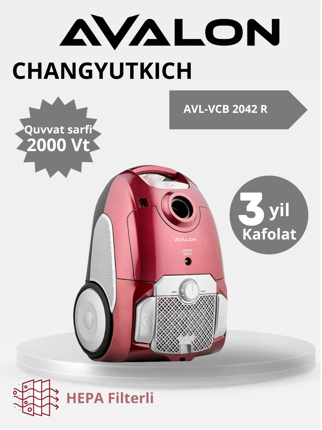 Changyutgich Artel Artel-VCU0120, qizil
