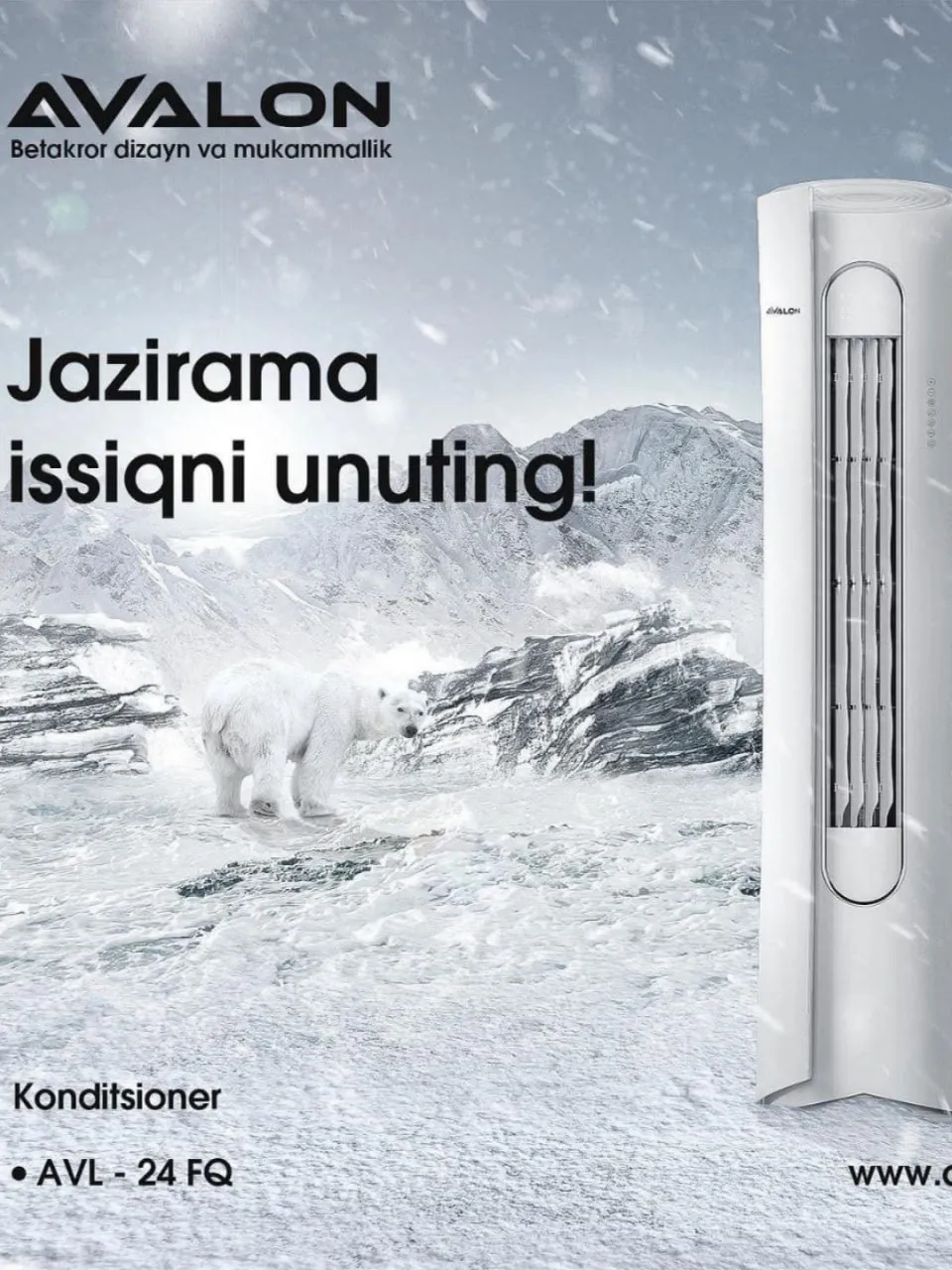 Konditsioner Avalon 24 BE Inverter, oq