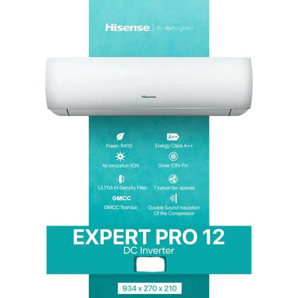 Konditsioner Hisense Expert 12 Pro, oq