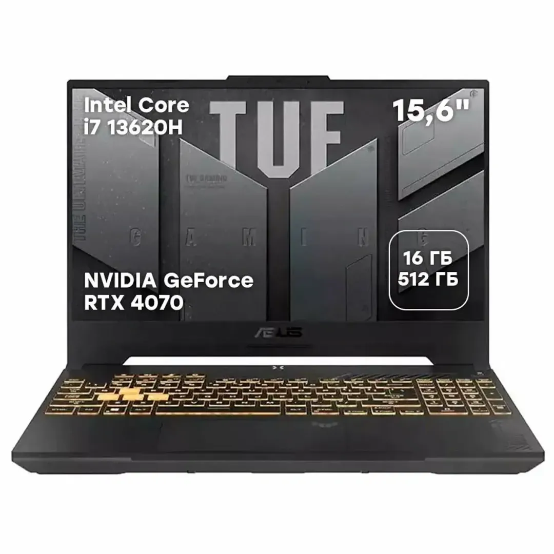 Noutbuk Asus TUF FX507VI-LP071 i7-13620H, 16GB, 512GB SSD, RTX4070, 15.6” FHD IPS 144Hz