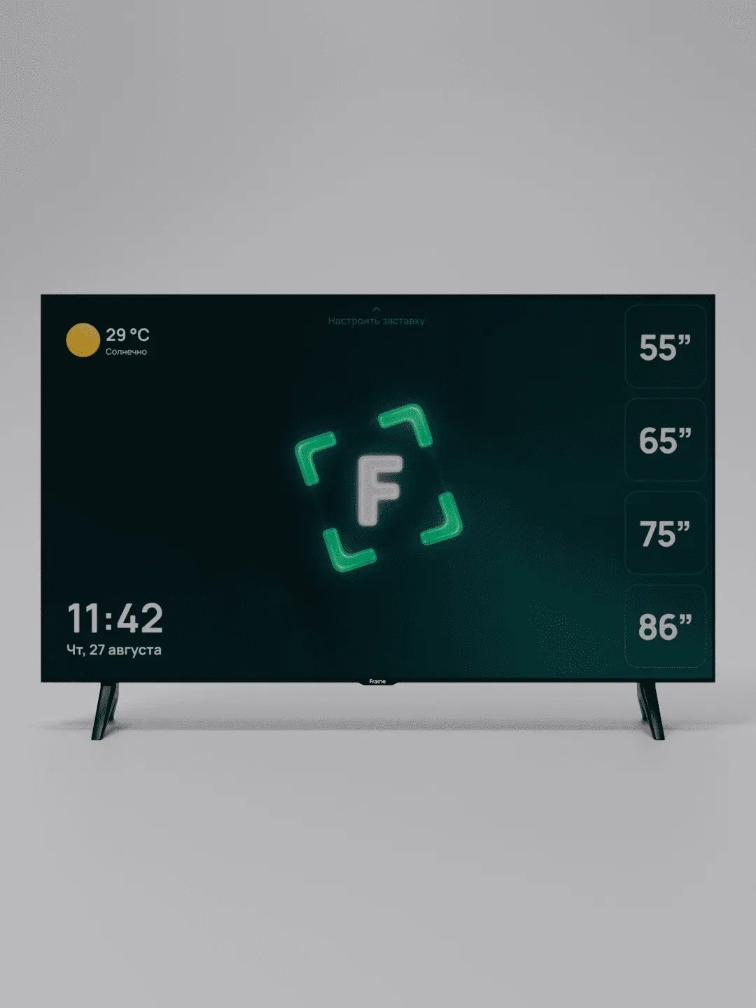 Televizor Frame LTV86, qora