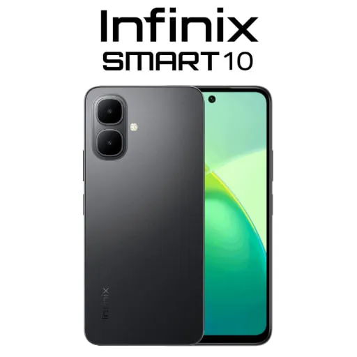 Smartfon Infinix SMART 10 4/128 GB, Sleek Black