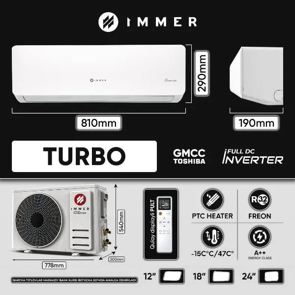 Konditsioner Immer TURBO 12, oq
