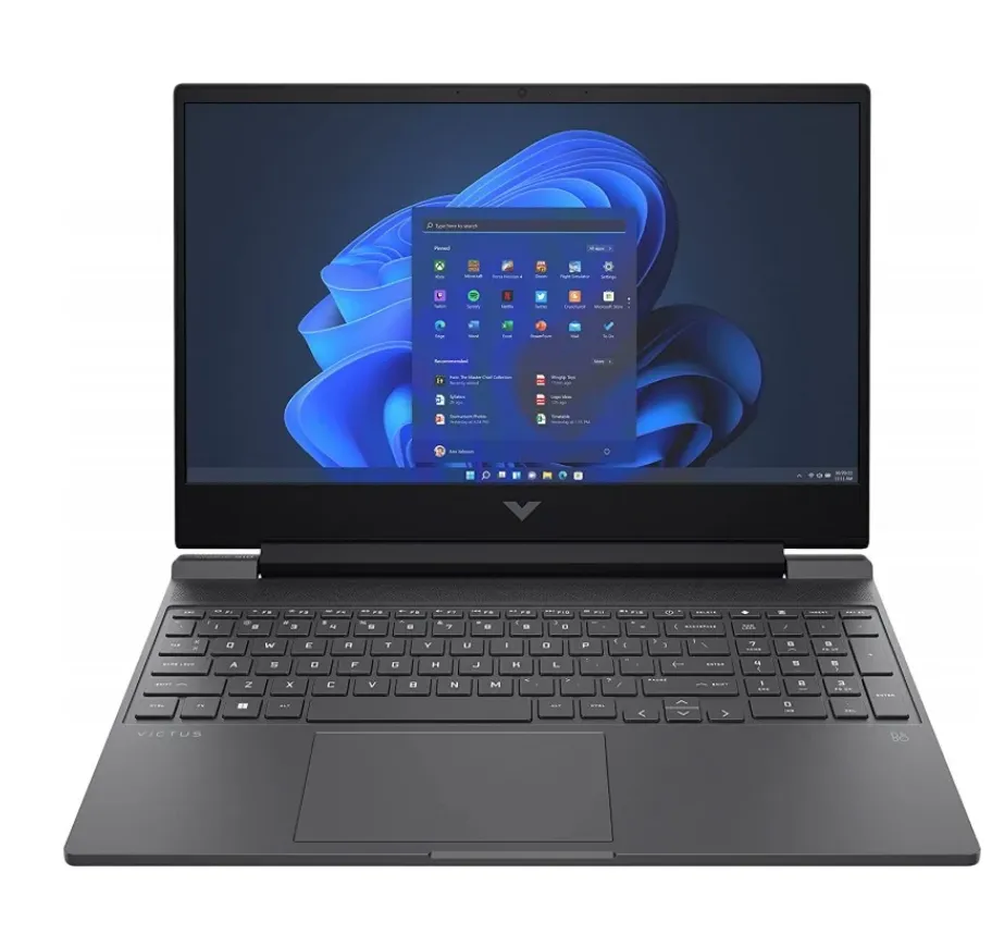 Igrovoy noutbuk HP Victus / R7-7445HS / 16 GB / SSD 512 GB / RTX 4050 / 15.6", Eclipse Black