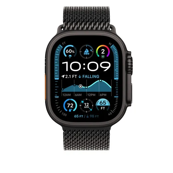 Aqlli soat Apple Watch Cellular Ultra 2 49 mm, Black Titanium
