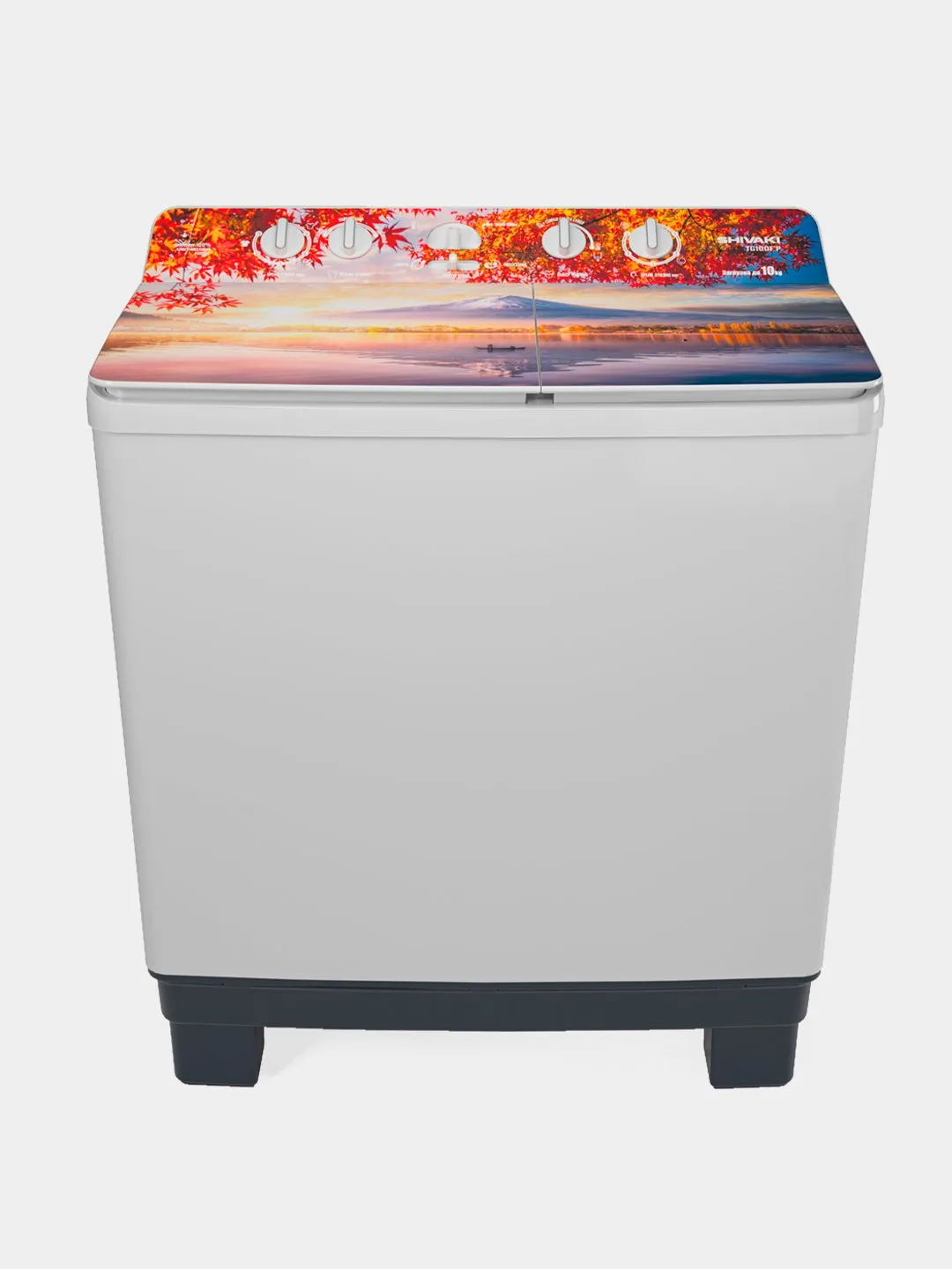 Kir yuvish mashinasi Shivaki TG100FP (10 kg), Oq-jeltiy
