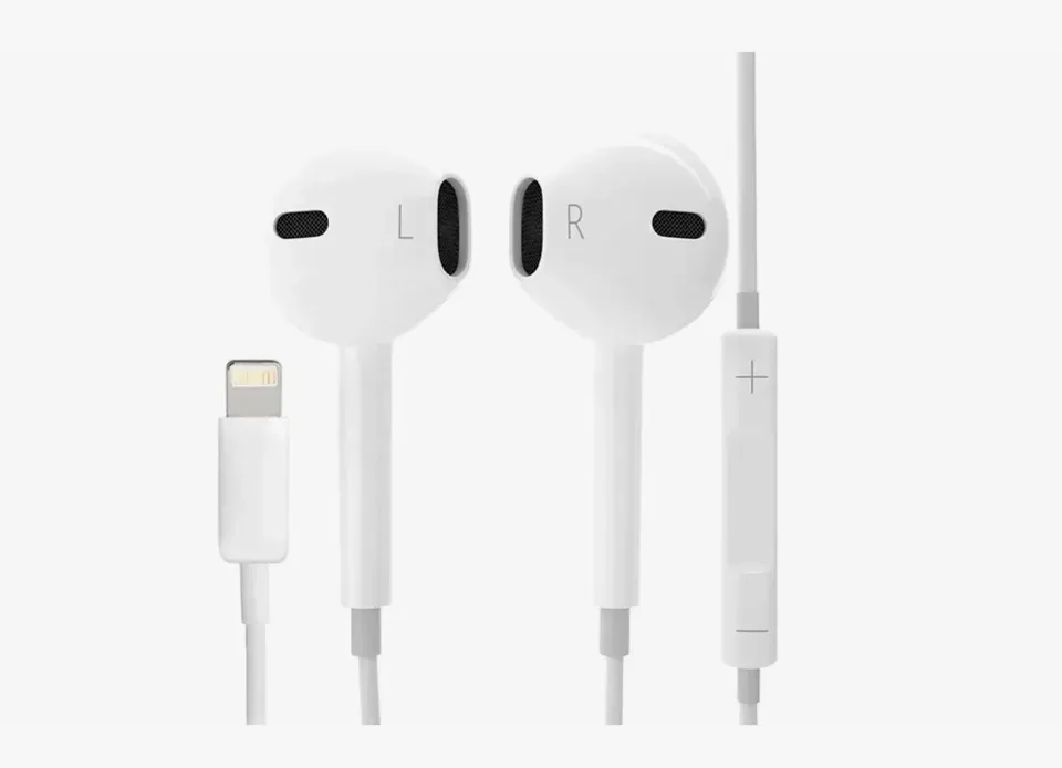 Quloqchinlar Apple Lightning, oq