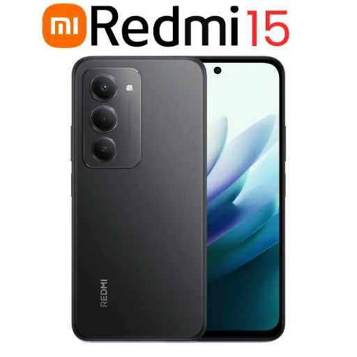 Smartfon Xiaomi Redmi 15 6/128 GB, qora