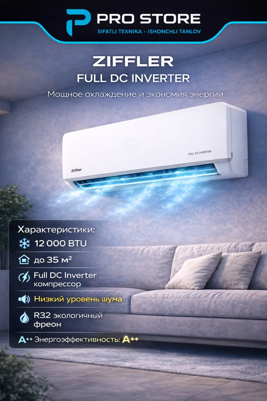 Konditsioner Ziffler BAC-Z12L1MWS, oq
