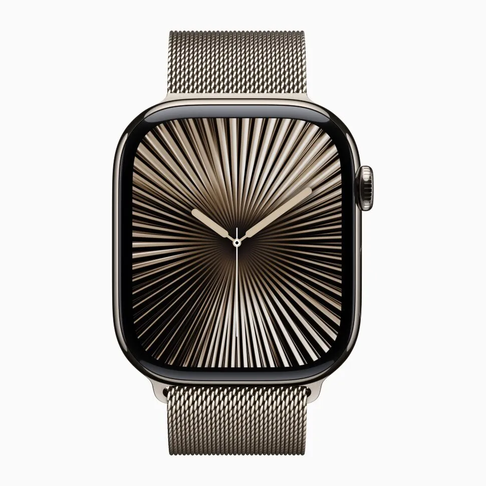 Aqlli soat Apple Watch Series 10 42 mm, Natural Titanium
