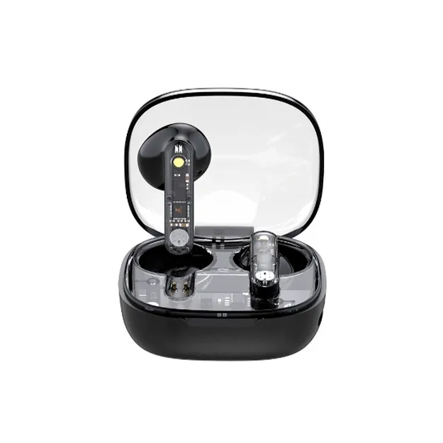 Simsiz quloqchinlar Green Lion Transparent Pro True Wireless Earbuds - Black