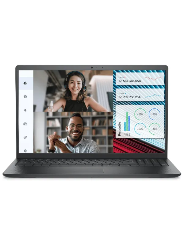 Noutbuk Dell 15 / i3-100U / 8 GB / SSD 512 GB / 15.6", qora