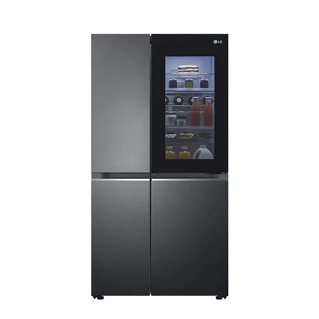 Muzlatgich LG GC-Q257CBFV InstaView Door‑in‑Door, Matoviy qora