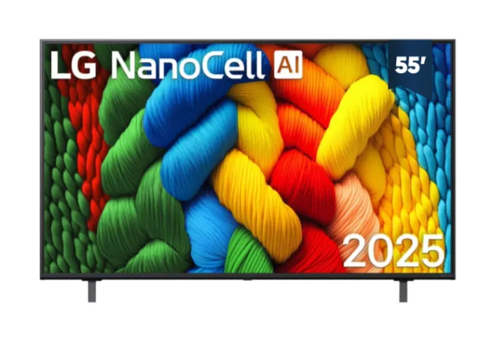 Televizor 4K UHD LG 55NANO80A6B 55 ", qora