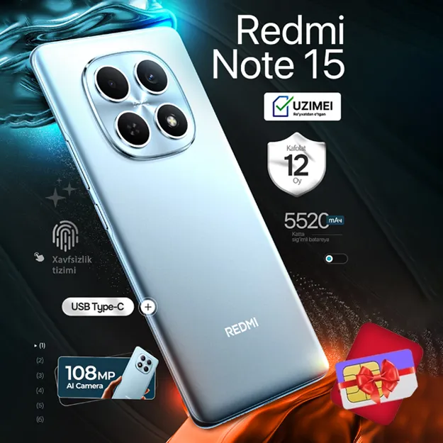 Redmi Note 15 Forest Green 8/256 GB